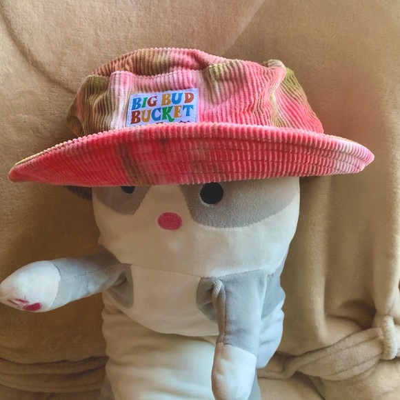 BIG BUD PRESS -trade- Tie-Dye Bucket Hat in Pink / Olive✨🌸🌿 NWOT - Picture 5 of 5